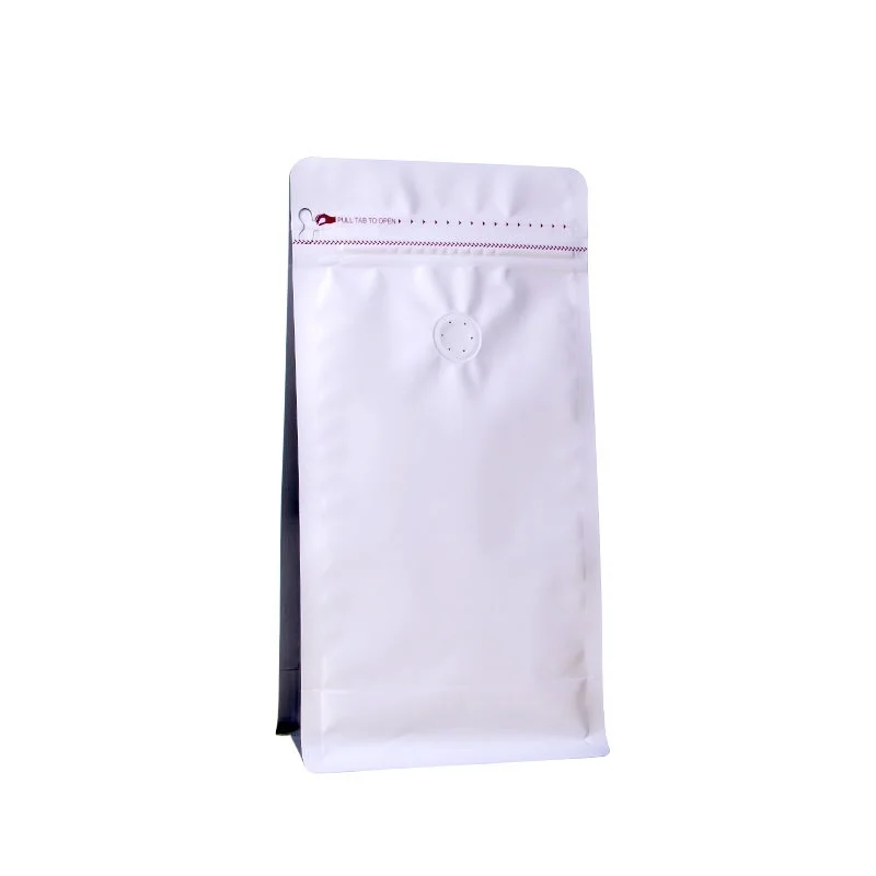 TP-S1FB-2 Custom-Printed Flat Bottom Coffee Bags with Valve and Zipper-14