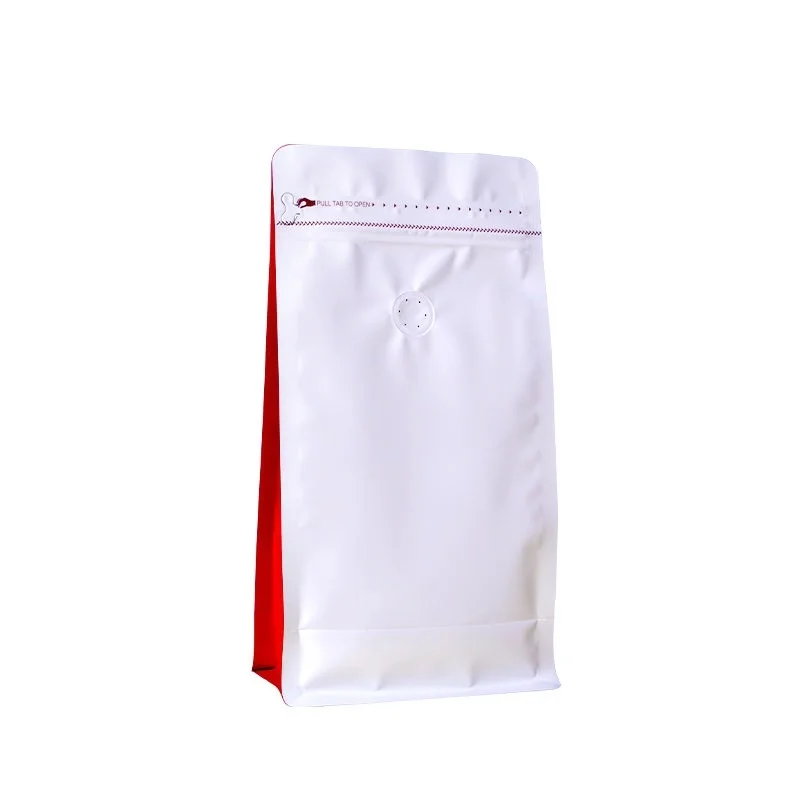 TP-S1FB-2 Custom-Printed Flat Bottom Coffee Bags with Valve and Zipper-15