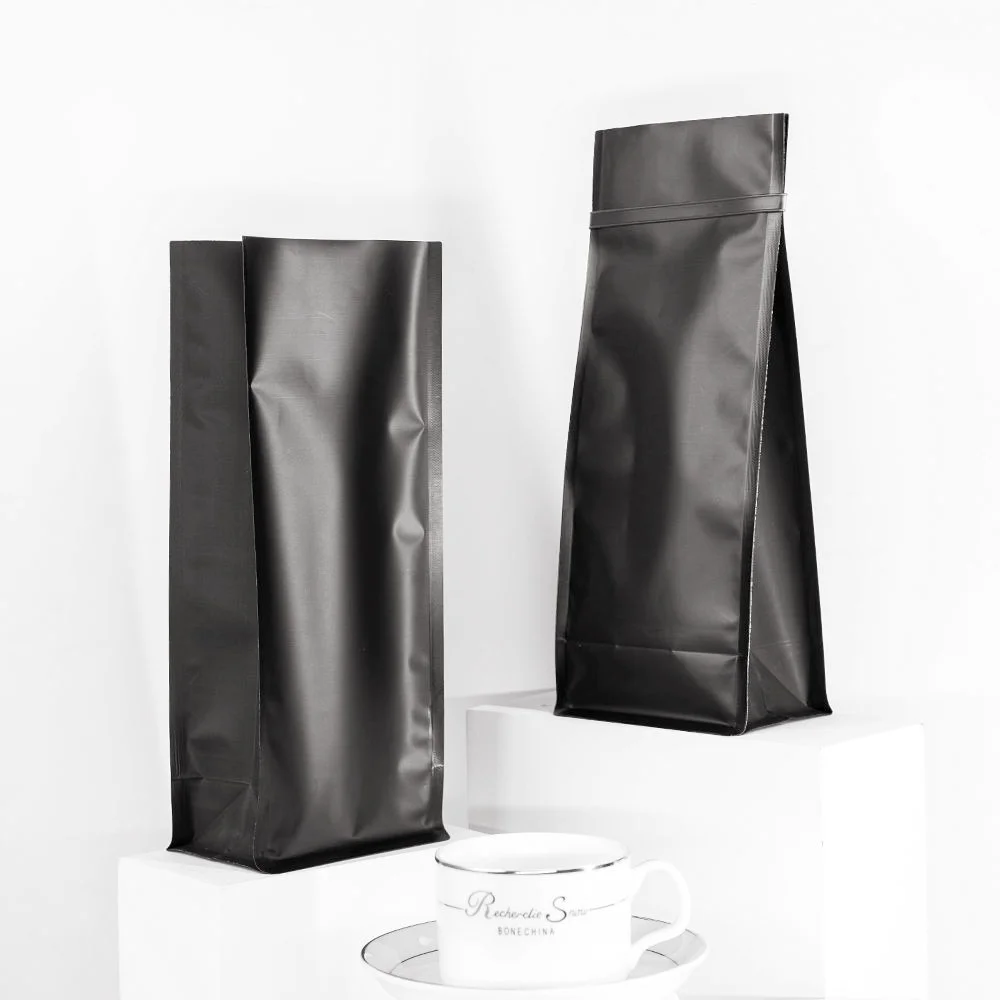 TP-S1FB-4 Eco-Friendly Compostable Flat Bottom Coffee Bags-03