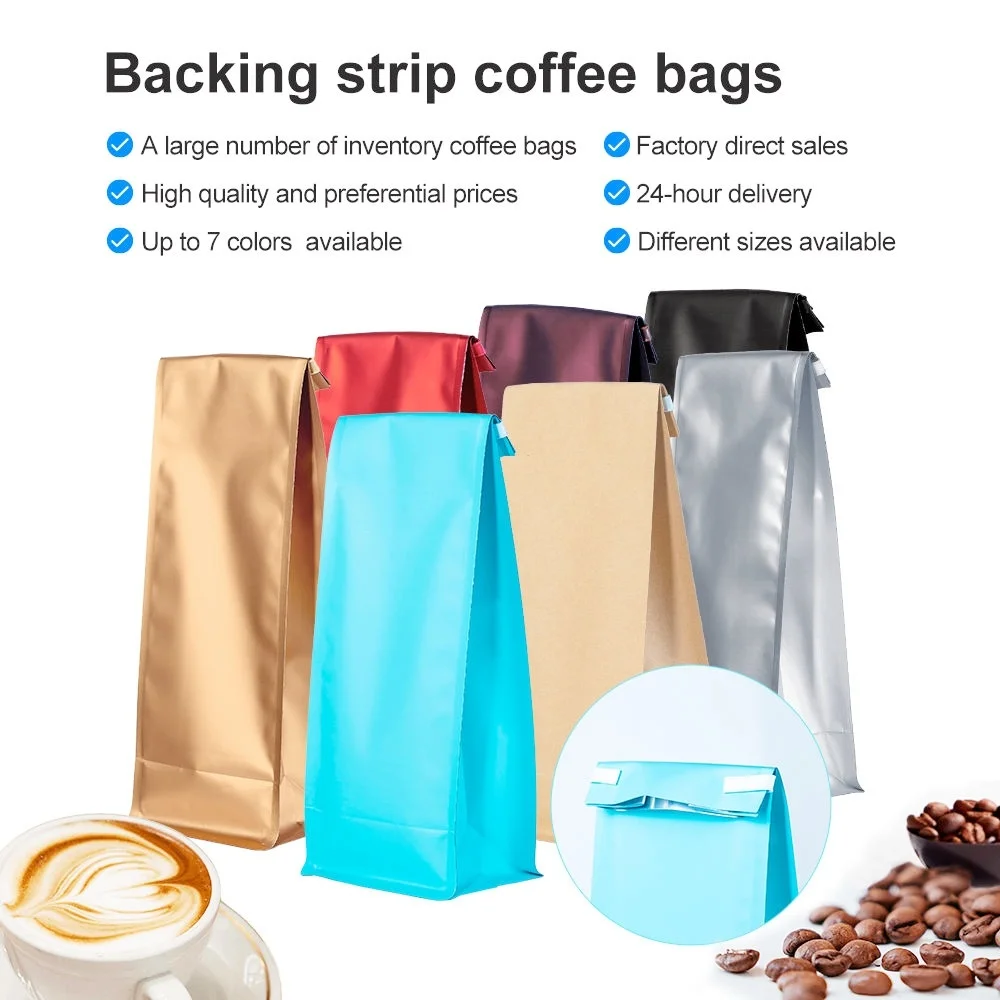 TP-S1FB-4 Eco-Friendly Compostable Flat Bottom Coffee Bags-04