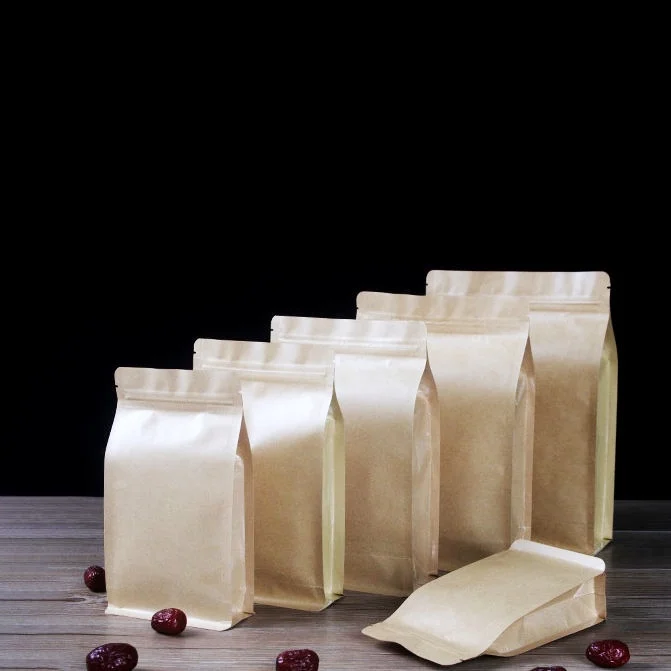 TP-S20KFB Premium Kraft Paper Stand Up Bags-05