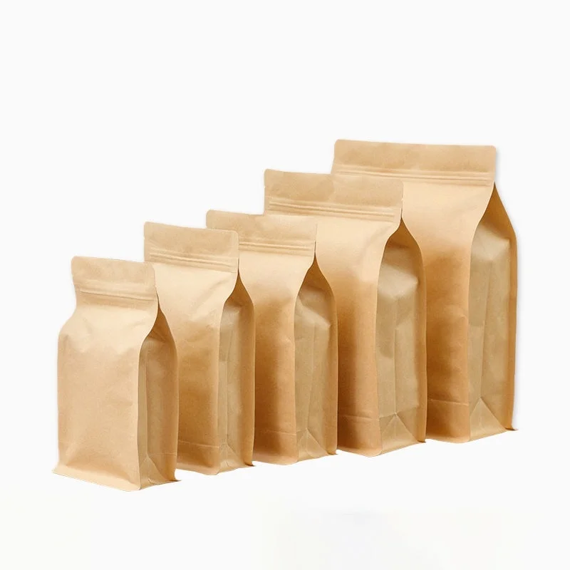 TP-S20KFB Premium Kraft Paper Stand Up Bags-07