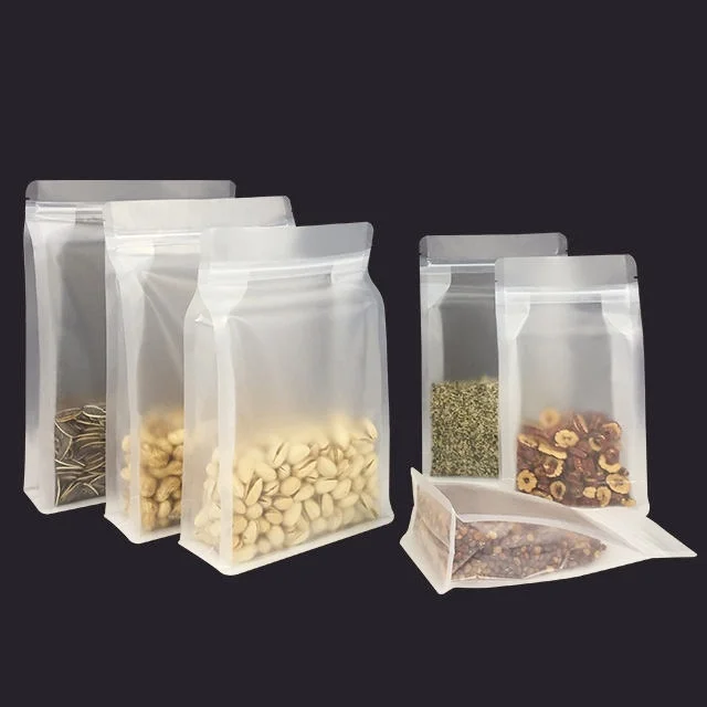 TP-S30MTLFB Matte Transparent Flat Bottom Ziplock Pouches-04