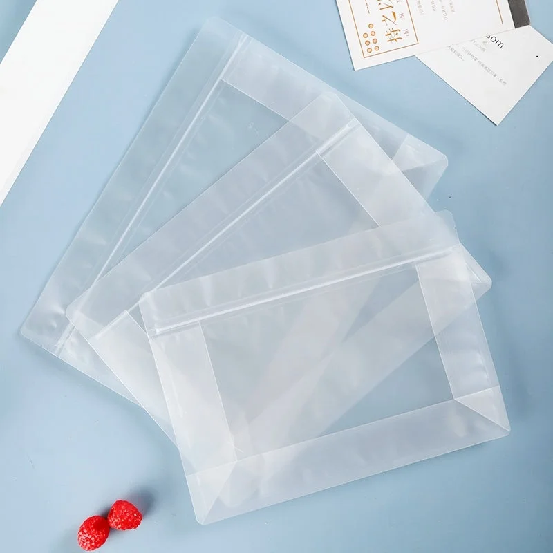 TP S32MTWFB Customized Matte Transparent Eight Sided Sealing Bag 12