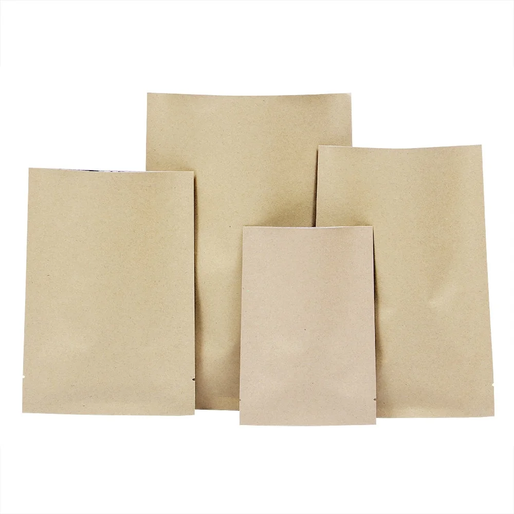 TP-S33KF Eco-Friendly Recycled Kraft Paper Stand-Up Pouches with Aluminum Foil-06