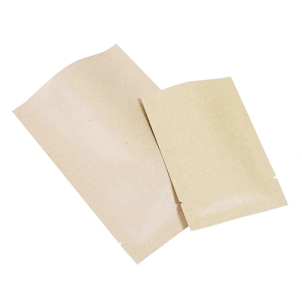 TP-S33KF Eco-Friendly Recycled Kraft Paper Stand-Up Pouches with Aluminum Foil-07