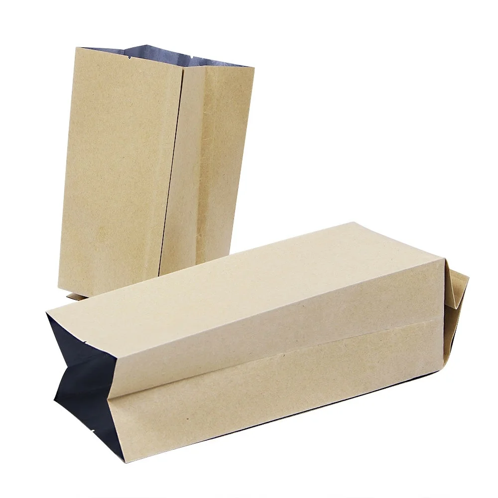 TP-S37KSG Custom Printed Biodegradable Kraft Paper Stand Up Pouches-06