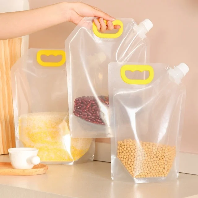 TP S41NB 2 Leakproof Transparent 5L Stand Up Spout Pouch 01