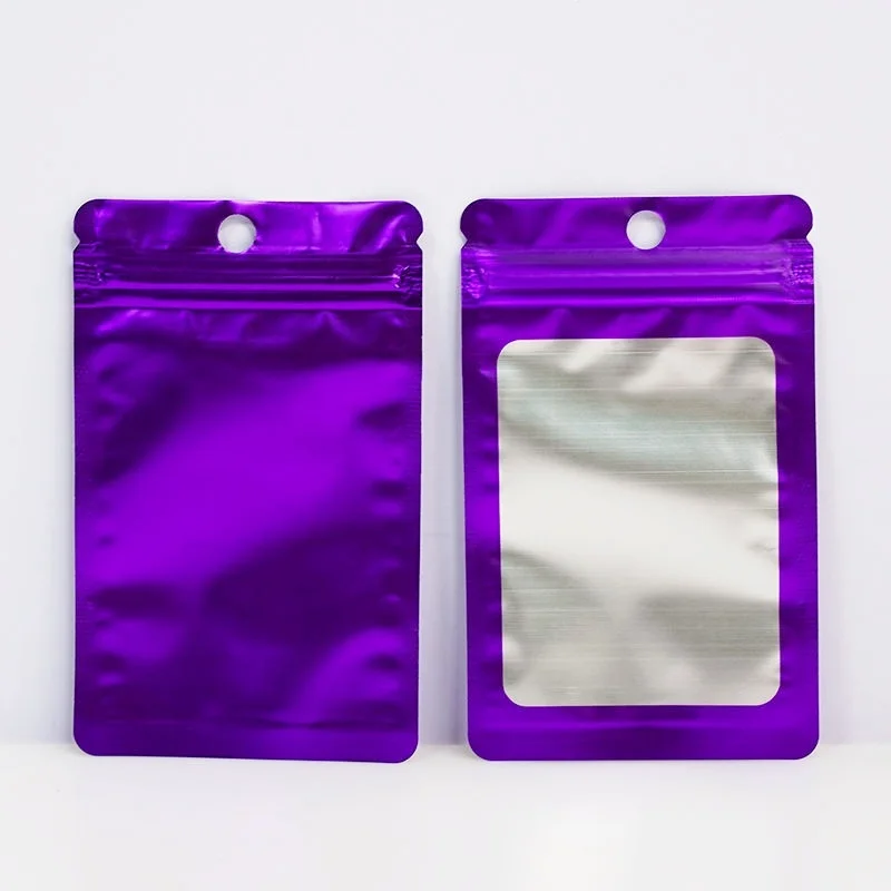 TP-S46 Custom Printed Reusable Holographic Mini Ziplock Bags-05